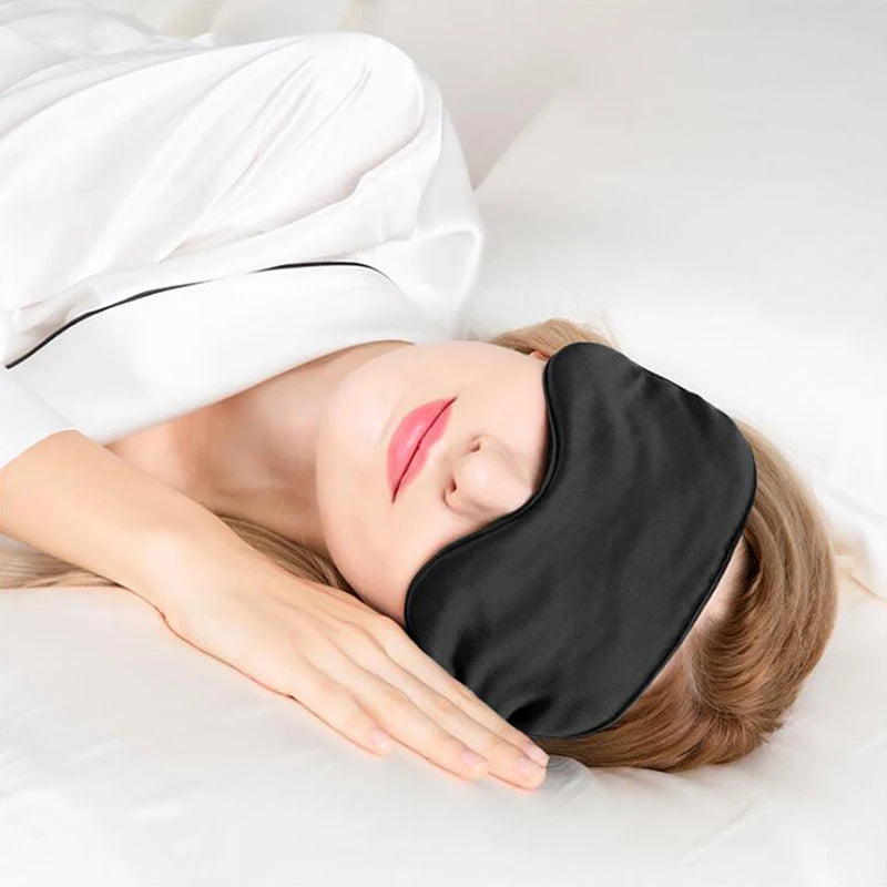 Cozy Silk Sleep Mask for Restful Nights