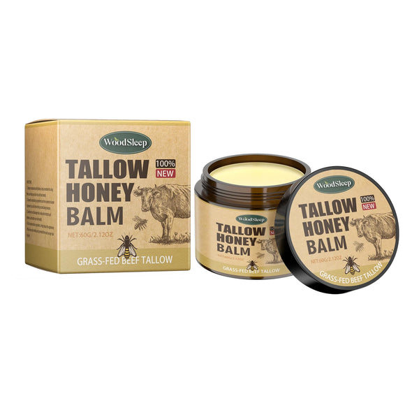 Beef Tallow Honey Balm; Whipped