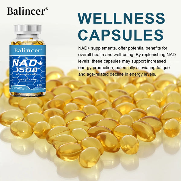NAD Energy Boost Supplement helps enhance vitality and endurance